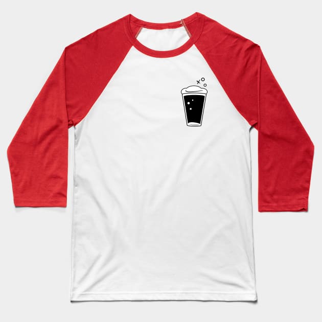 A Pint Then Baseball T-Shirt by ElliotLouisArt